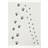 Kids Concept NEO White & Black Cotton Paw Print Rug 140x175cm