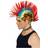 Smiffys 80-tals Mohawk Peruk