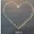 Sirius Liva Heart Julelampe 26cm