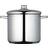 KitchenCraft MasterClass Stainless Steel with lid 8.5 L 24 cm