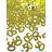 Amscan 50th Gold Anniversary Metallic Confetti