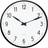 Arne Jacobsen Station Black Wall Clock 21cm