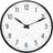 Arne Jacobsen Station Black Wall Clock 16cm