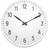 Arne Jacobsen Station White Wall Clock 48cm