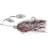 Savage Gear SG Da'Bush Spinnerbait #4 42g White Silver Holo Flame