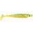 Strike Pro Piglet Shad 10cm Fire Perch 6-pack