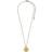 Pilgrim Aquarius Necklace - Gold/Transparent