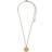 Pilgrim Cancer Necklace - Gold/Transparent