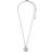 Pilgrim Aquarius Necklace - Silver/Transparent