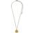 Pilgrim Leo Necklace - Gold/Transparent