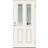 Swedoor Debussy Ytterdörr Dekorglas S 4050-Y80R V (90x210cm)