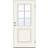 Swedoor Smetana Ytterdörr Klarglas S 9000-N H (90x200cm)