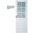 Swedoor Style SP6 Innerdörr Klarglas S 0502-Y V (72.5x204cm)