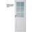 Swedoor Craft SP6 Innerdörr Klarglas S 0502-Y V (92.5x194cm)