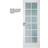 Swedoor Style SP12 Innerdörr Klarglas S 0502-Y H (62.4x204cm)