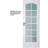 Swedoor Style SP12B Innerdörr Klarglas S 0502-Y H (62.4x204cm)