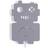 Roommate Robot Vägglampa