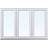 Traryd Fönster Genuin PLUS F3 17-08 Trä Sidohängt fönster 170x80cm