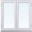 Traryd Fönster Optimal PLUS F2 15-10 Aluminium Sidohängt fönster 3-glasfönster 150x100cm