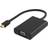 Deltaco Mini DisplayPort - VGA/Audio Adapter 0.2m