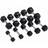 Master Fitness Rubber Chrome Hex Dumbbell 5kg