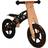 Megaleg Wood Black Learner Bike with Real Wheels with Air