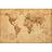 GB Eye World Map Antique Style Maxi Poster 91.5x61cm