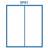 Tanum Alu- FF9x5 SP01 Aluminium Fast fönster 3-glasfönster 90x50cm