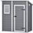 Keter Manor Pent 6x4 (Building Area )