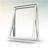 NorDan Tanum LAVF5x5 Alu- VF5x5 Aluminium Vridfönster 3-glasfönster 50x50cm