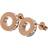 Edblad Isa Earrings - Rose Gold/Transparent