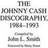 The Johnny Cash Discography, 1984-1993 (Indbundet, 1994)