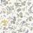 Cole & Son Tapete Winter Birds von Yellow Grey blanc/gris