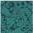 Cole & Son Damask Tapete Balabina von Jade Midnight Blue turquoise