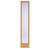 Leksandsdörren Helglas Sidoljus Cotswoldglas S 2040-Y20R V (40x200cm)
