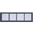 Leksandsdörren - Överljus Klarglas S 6020-B V (150x30cm)