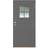 Leksandsdörren Siljansnäs Ytterdörr Klarglas S 6000-N V (90x200cm)