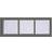 Leksandsdörren - Överljus Klarglas S 6000-N H (90x30cm)