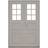 Leksandsdörren Siljansnäs Ytterdörr Klarglas S 1502-Y50R V (140x200cm)