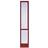 Leksandsdörren Med post Sidoljus Cotswoldglas S 4050-R V (40x200cm)