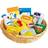 Goki Toy Shop Miniatures in a Basket Food & Household Goods