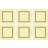 Pimpernel Classic Cream Coaster 6pcs