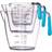 KitchenCraft Colourworks Measuring Cup 3pcs