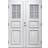 Diplomat Elvira Ytterdörr Cotswoldglas S 3502-Y V (150x210cm)