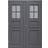 Diplomat Elvira Ytterdörr Cotswoldglas S 6502-B V (150x200cm)
