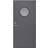 Diplomat Rosa Ytterdörr Klarglas S 6502-B V (90x210cm)