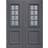Diplomat SVE;SVFa Ytterdörr Cotswoldglas S 6502-B H (140x210cm)