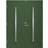 Diplomat Maj Ytterdörr Klarglas S 5020-G30Y H (140x210cm)