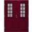 Diplomat SVE;SVFa Ytterdörr Cotswoldglas S 5040-R H (140x210cm)