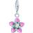 Thomas Sabo Charm Club Flower Charm Pendant - Silver/Pink